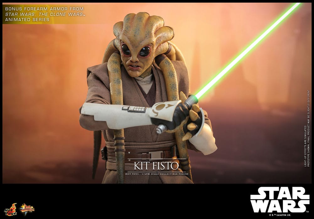 Star Wars Movie Masterpiece Actionfigur 1/6 Kit Fisto 32 cm