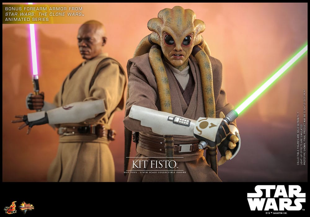 Star Wars Movie Masterpiece Actionfigur 1/6 Kit Fisto 32 cm
