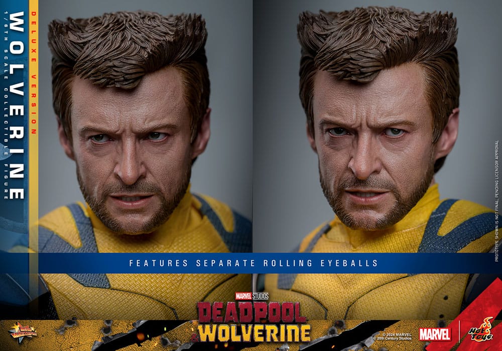 Deadpool & Wolverine Movie Masterpiece Actionfigur 1/6 Wolverine (Deluxe Version) 31 cm