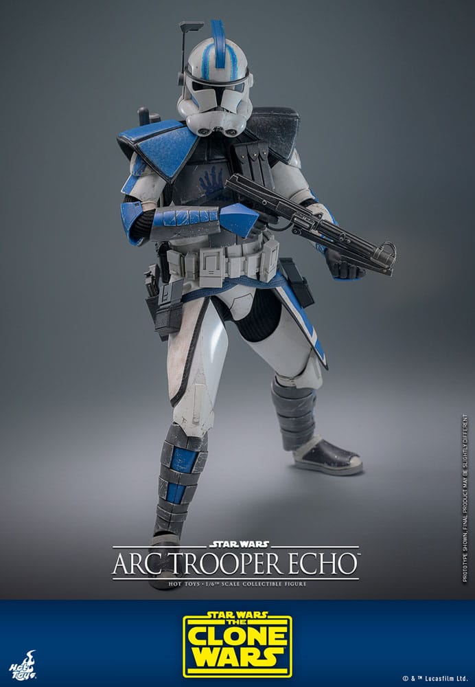Star Wars: The Clone Wars Actionfigur 1/6 Arc Trooper Echo 30 cm
