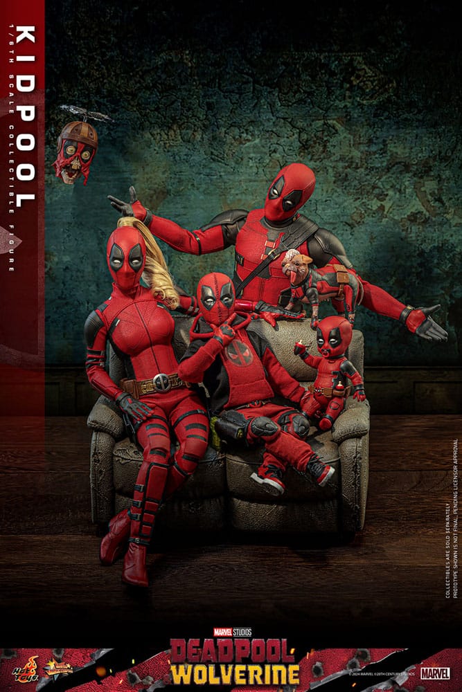 Deadpool & Wolverine Movie Masterpiece Actionfigur 1/6 Kidpool 22 cm