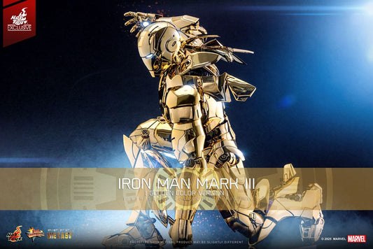 Iron Man Movie Masterpiece Diecast Actionfigur 1/6 Iron Man Mark III (Gold Color Version) Hot Toys Exclusive 33 cm