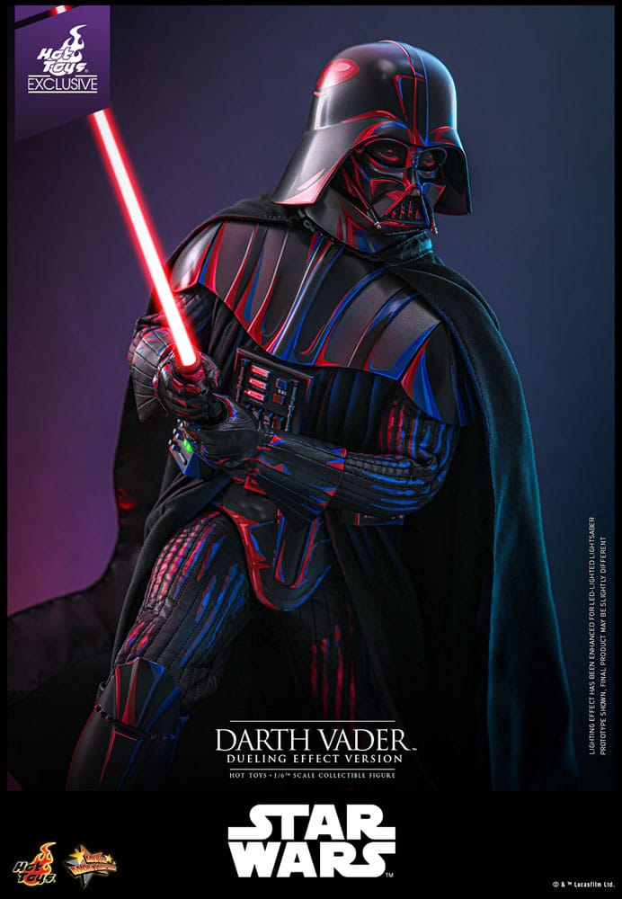 Star Wars Movie Masterpiece Actionfigur 1/6 Darth Vader (Dueling Effect Version) Hot Toys Exclusive 35 cm