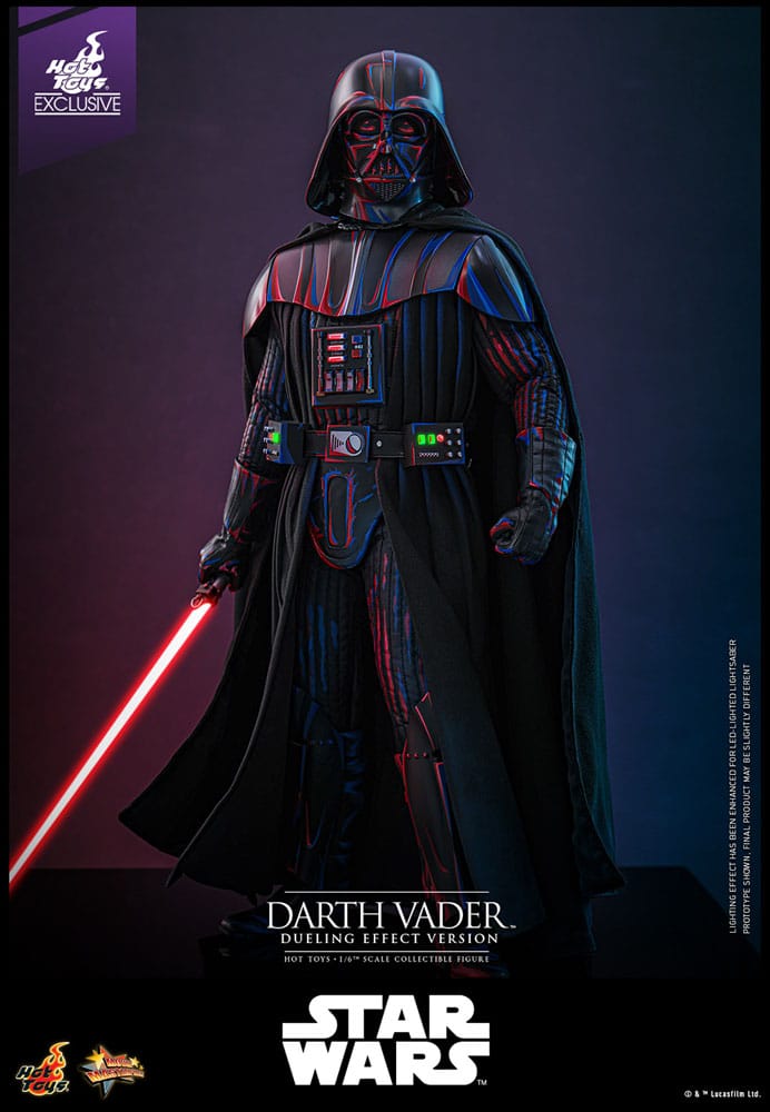 Star Wars Movie Masterpiece Actionfigur 1/6 Darth Vader (Dueling Effect Version) Hot Toys Exclusive 35 cm