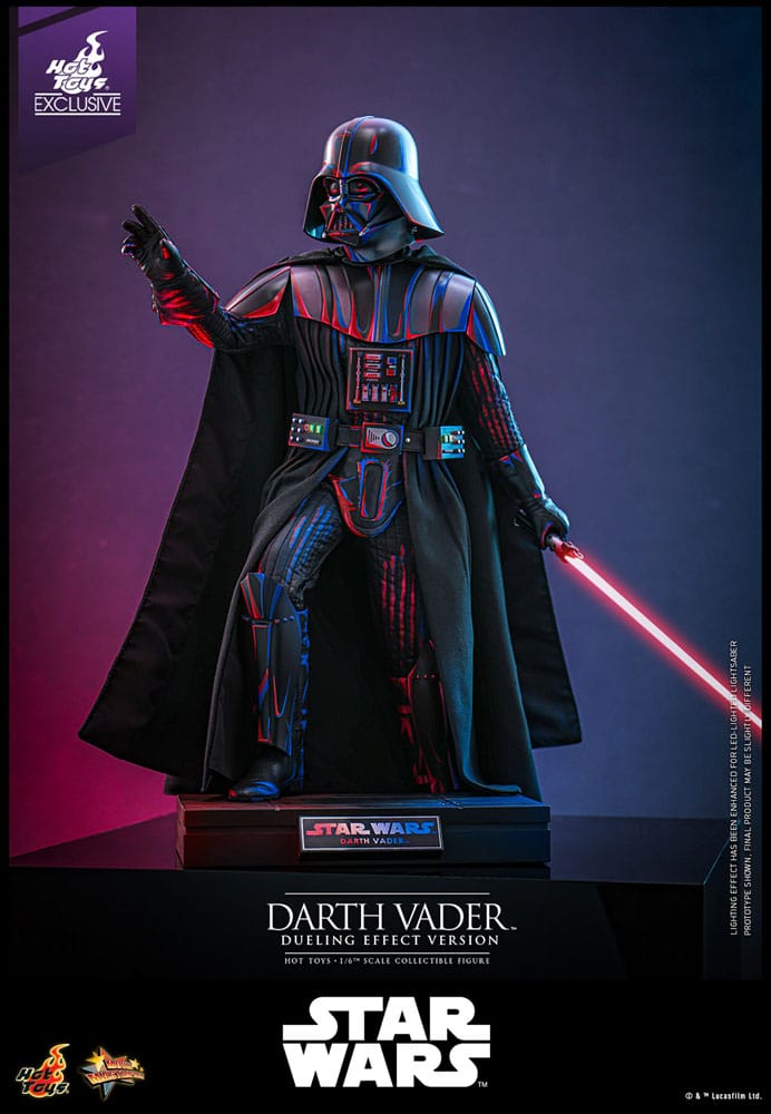 Star Wars Movie Masterpiece Actionfigur 1/6 Darth Vader (Dueling Effect Version) Hot Toys Exclusive 35 cm