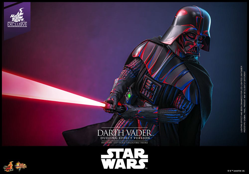 Star Wars Movie Masterpiece Actionfigur 1/6 Darth Vader (Dueling Effect Version) Hot Toys Exclusive 35 cm