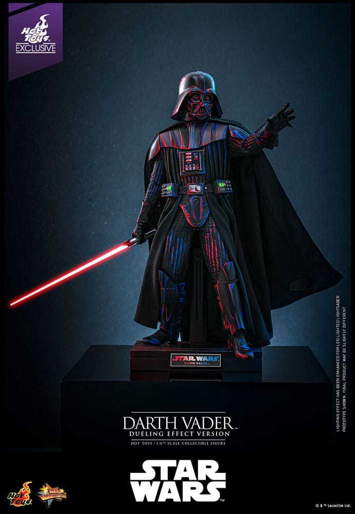Star Wars Movie Masterpiece Actionfigur 1/6 Darth Vader (Dueling Effect Version) Hot Toys Exclusive 35 cm