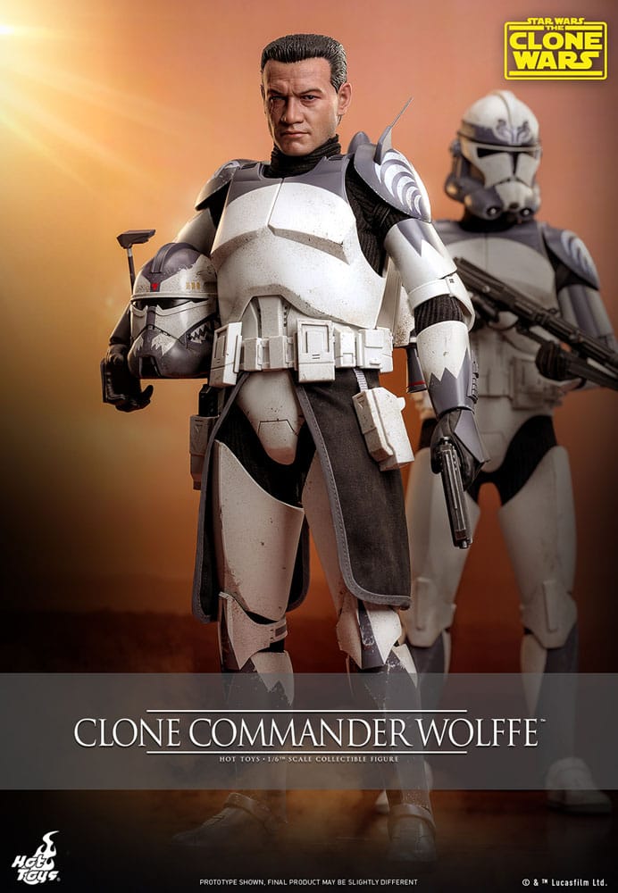 Star Wars: The Clone Wars Actionfigur 1/6 Clone Commander Wolffe 30 cm