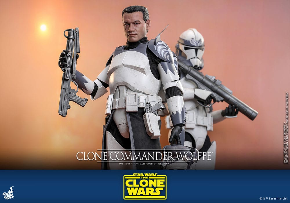 Star Wars: The Clone Wars Actionfigur 1/6 Clone Commander Wolffe 30 cm