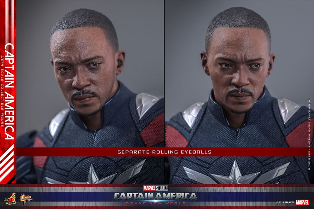Captain America: Brave New World Movie Masterpiece Actionfigur 1/6 Captain America 30 cm