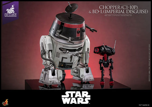 Star Wars Actionfigur Set 1/6 Chopper (C1-10P™) & BD-1™ (Imperial Disguise) 18 cm & 8 cm