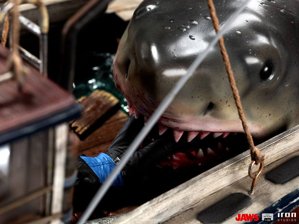 Der weiße Hai Demi Art Scale Statue 1/20 Jaws Attack 104 cm