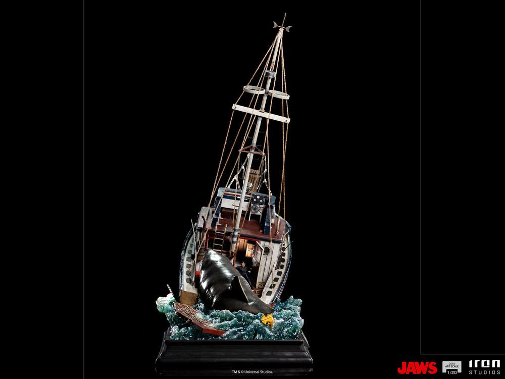 Der weiße Hai Demi Art Scale Statue 1/20 Jaws Attack 104 cm
