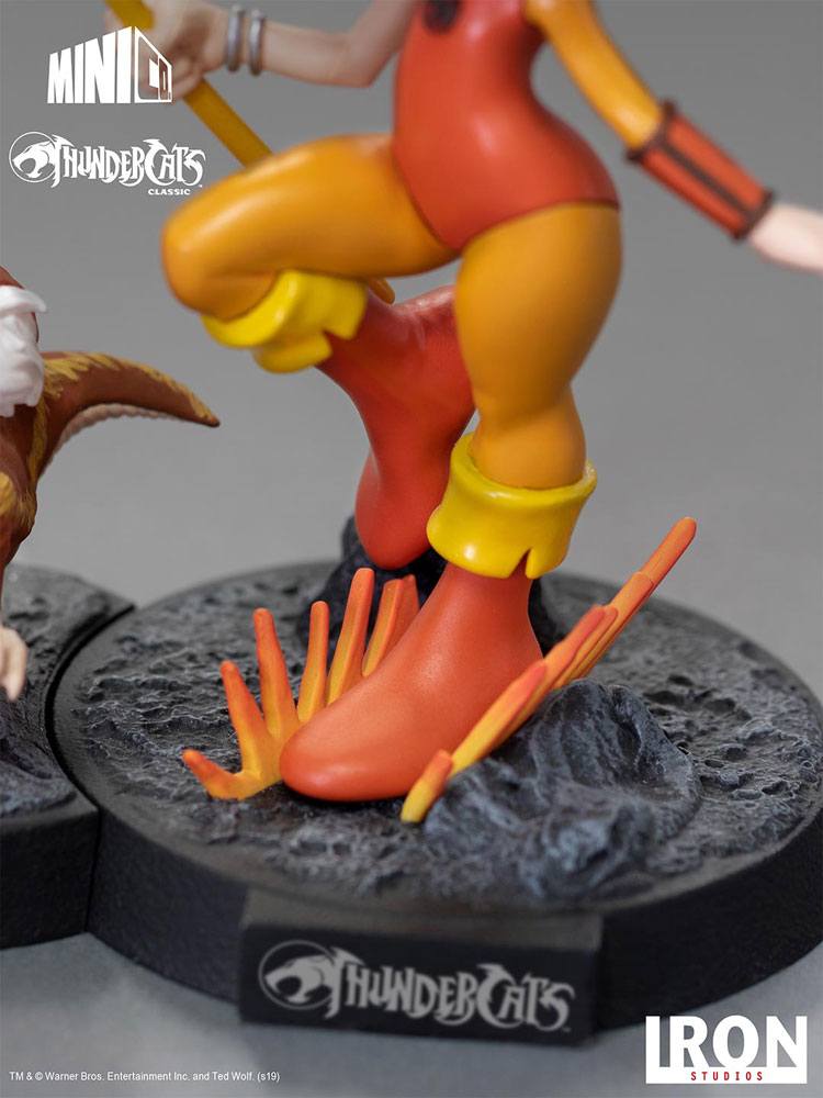Thundercats Mini Co. PVC Figur Cheetara & Snarf 13 cm