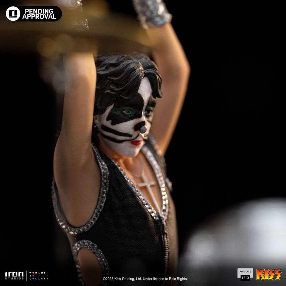 Kiss Art Scale 1/10 Peter Criss Limited Edtition 22 cm