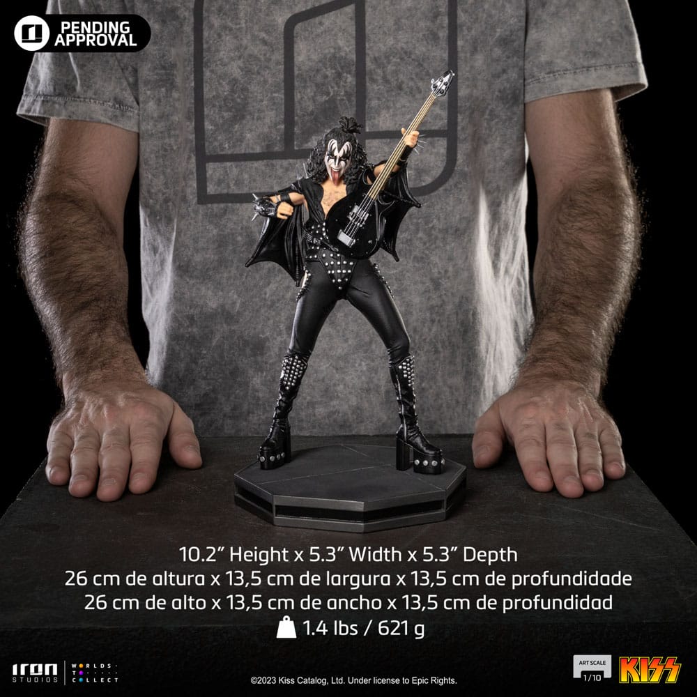 Kiss Art Scale 1/10 Gene Simons Limited Edtition 26 cm