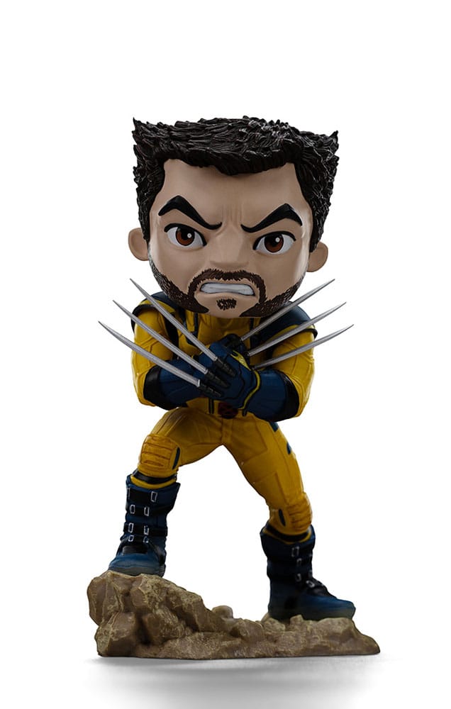 Deadpool & Wolverine Mini Co. PVC Figur Deadpool and Wolverine set Unmasked 14 cm