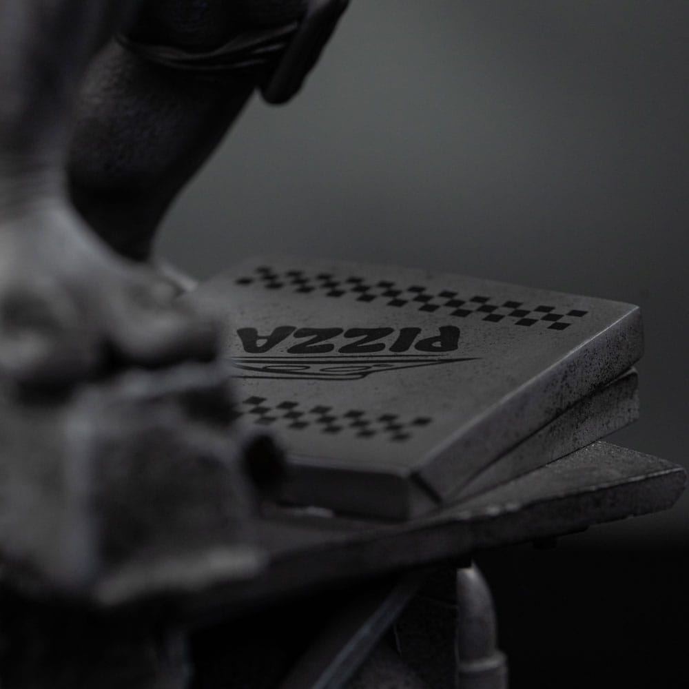 Teenage Mutant Ninja Turtles Art Scale Statue 1/10 Michelangelo Black and White Variant 26 cm heo exclusive