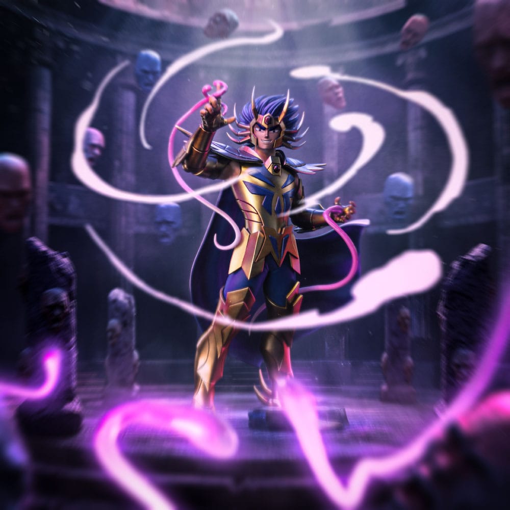 Saint Seiya Art Scale Statue 1/10 Cancer Deathmask 23 cm