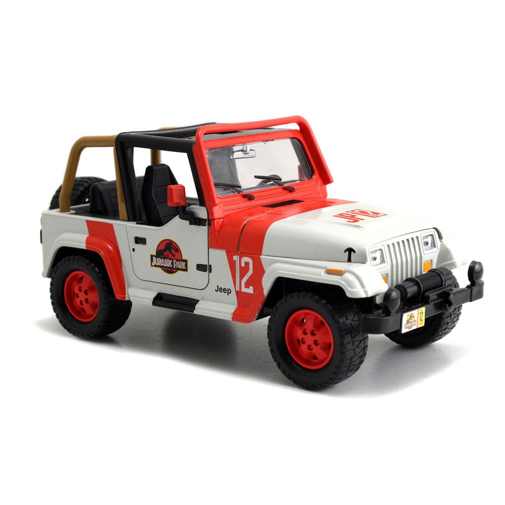 Jurassic World Diecast Modell 1/24 1992 Jeep Wrangler