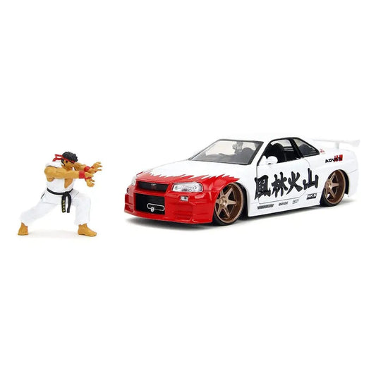 Street Fighter Diecast Modell 1/24 Nissan Skyline GTR