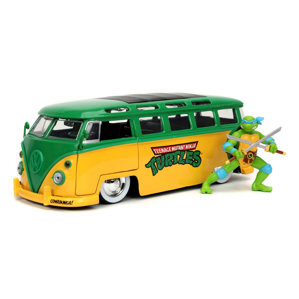 Teenage Mutant Ninja Turtles Diecast Modell 1/24 1962 VW Bus Leonardo