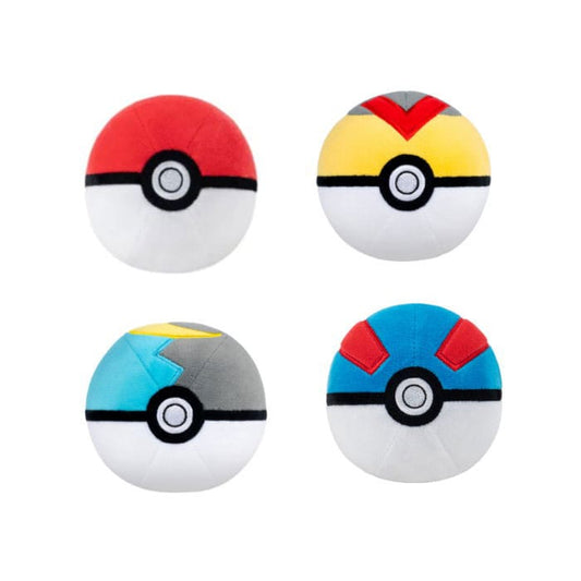 Pokémon Plüschfigur Pokeball verschiedene Versionen 10 cm