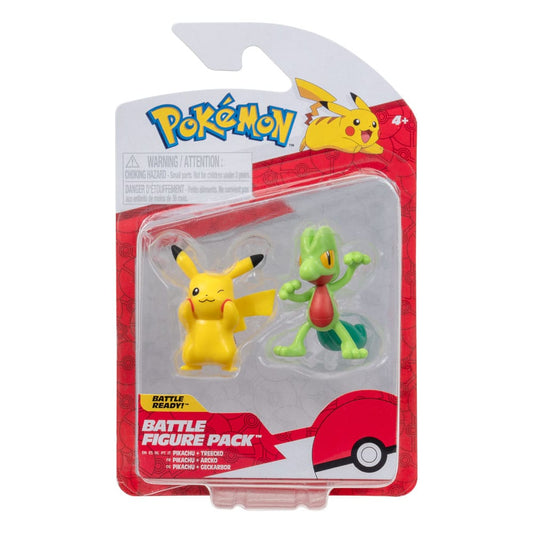 Pokémon First Partner Battle Figure Set Figuren 2er-Pack Geckarbor & Pikachu #8