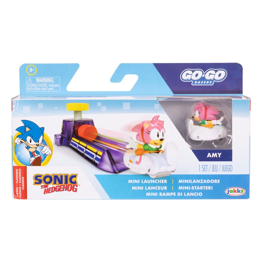 Sonic - The Hedgehog Go Go Racers Fahrzeuge Mini Abschussrampen Sortiment (4)