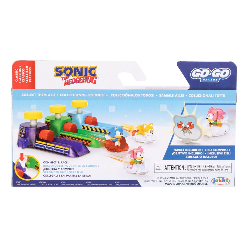 Sonic - The Hedgehog Go Go Racers Fahrzeuge Mini Abschussrampen Sortiment (4)