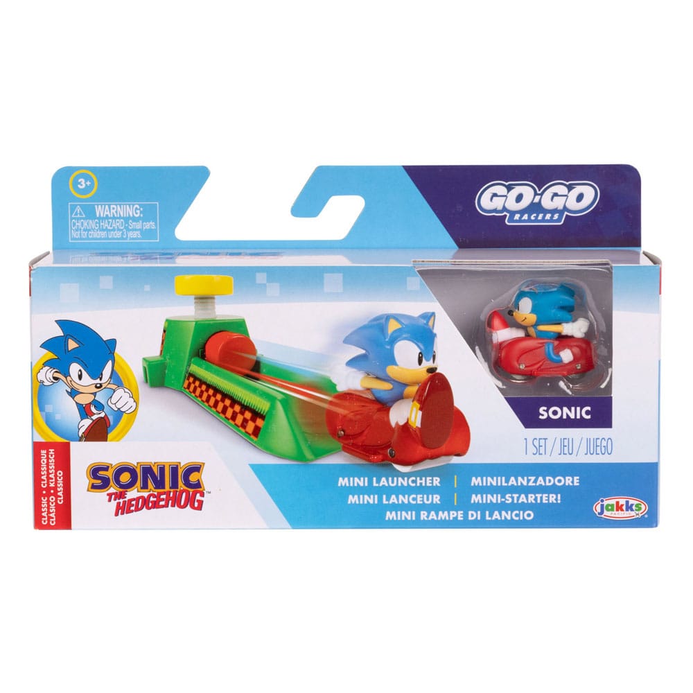 Sonic - The Hedgehog Go Go Racers Fahrzeuge Mini Abschussrampen Sortiment (4)