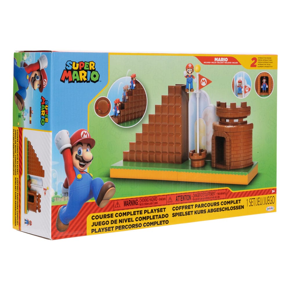 World of Nintendo Super Mario Minifiguren Spielset End Level