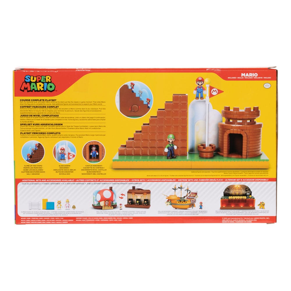 World of Nintendo Super Mario Minifiguren Spielset End Level