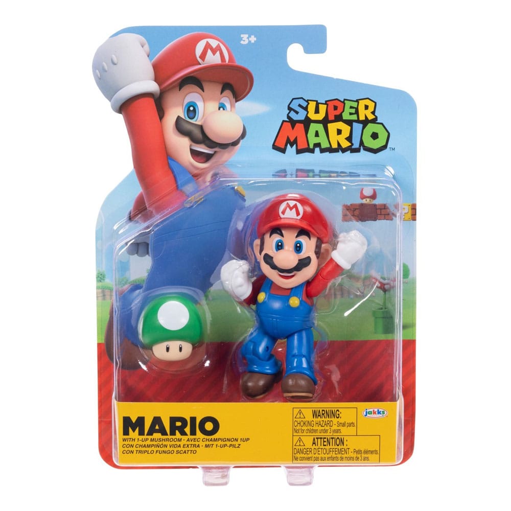 World of Nintendo Minifiguren 5er-Pack Super Mario Wave 40 10 cm Sortiment (6)