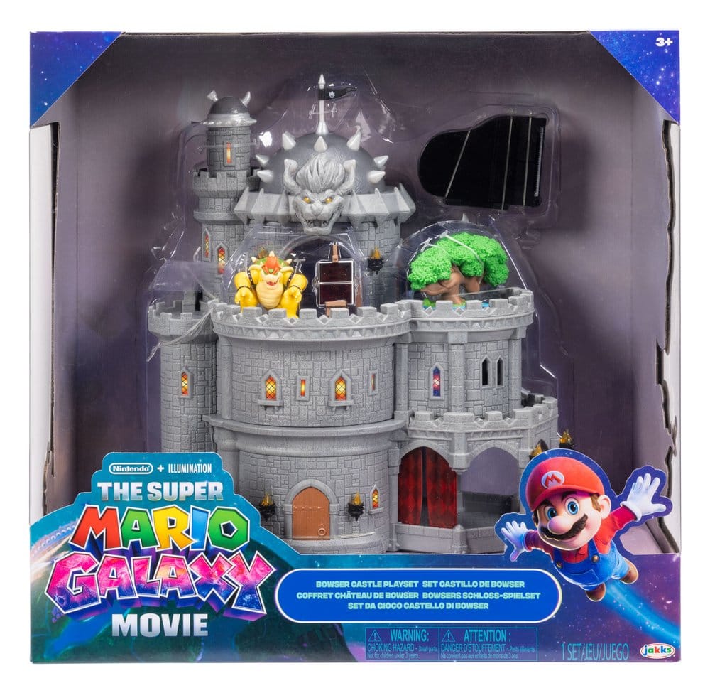 Der Super Mario Galaxy Film Deluxe Spielset mit 1 Minifigur Bowsers Schloss