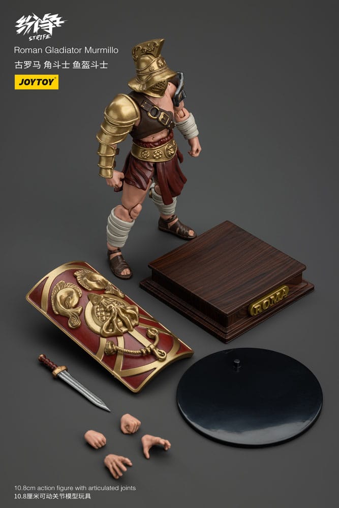Strife Actionfigur 1/18 Roman Gladiator Murmillo 11 cm