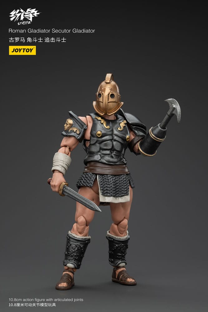 Strife Actionfigur 1/18 Roman Gladiator Secutor Gladiator 11 cm