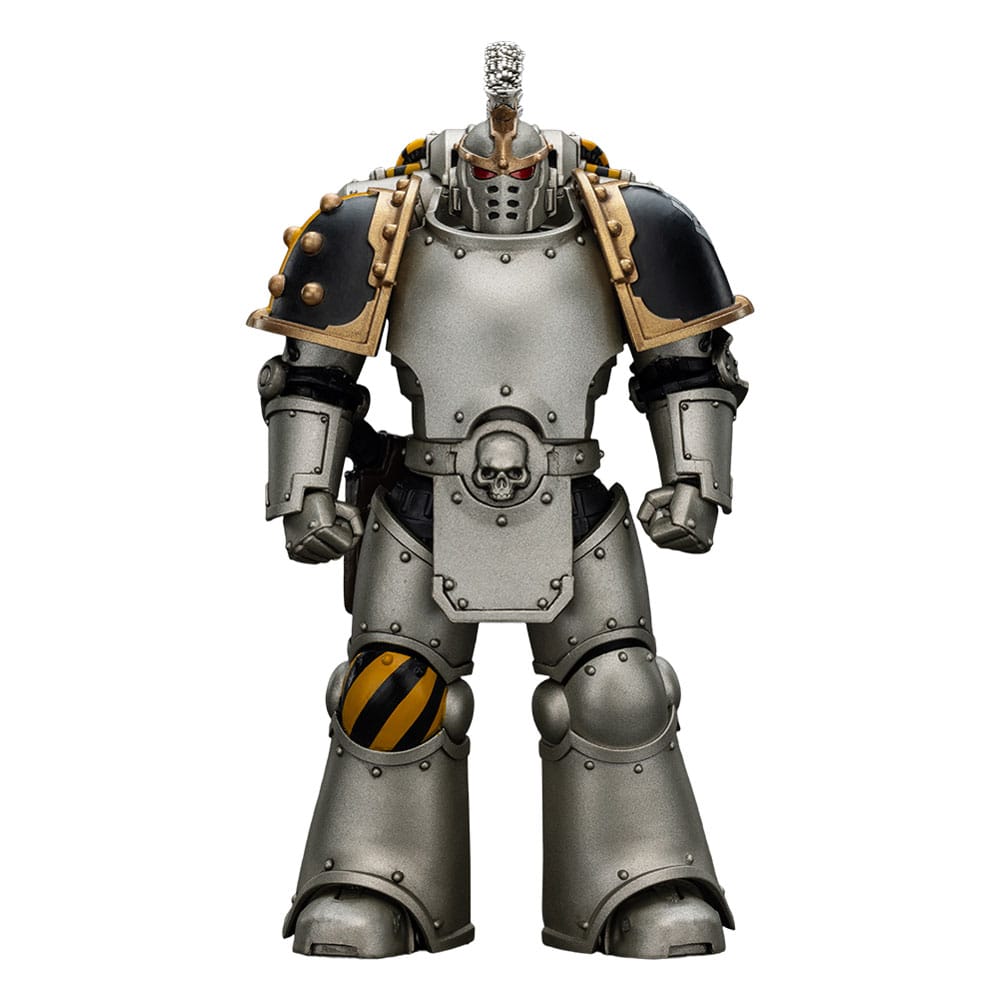 Warhammer The Horus Heresy Actionfigur 1/18 lron Warriors Command Squad Chosen with Legion Standard 12 cm