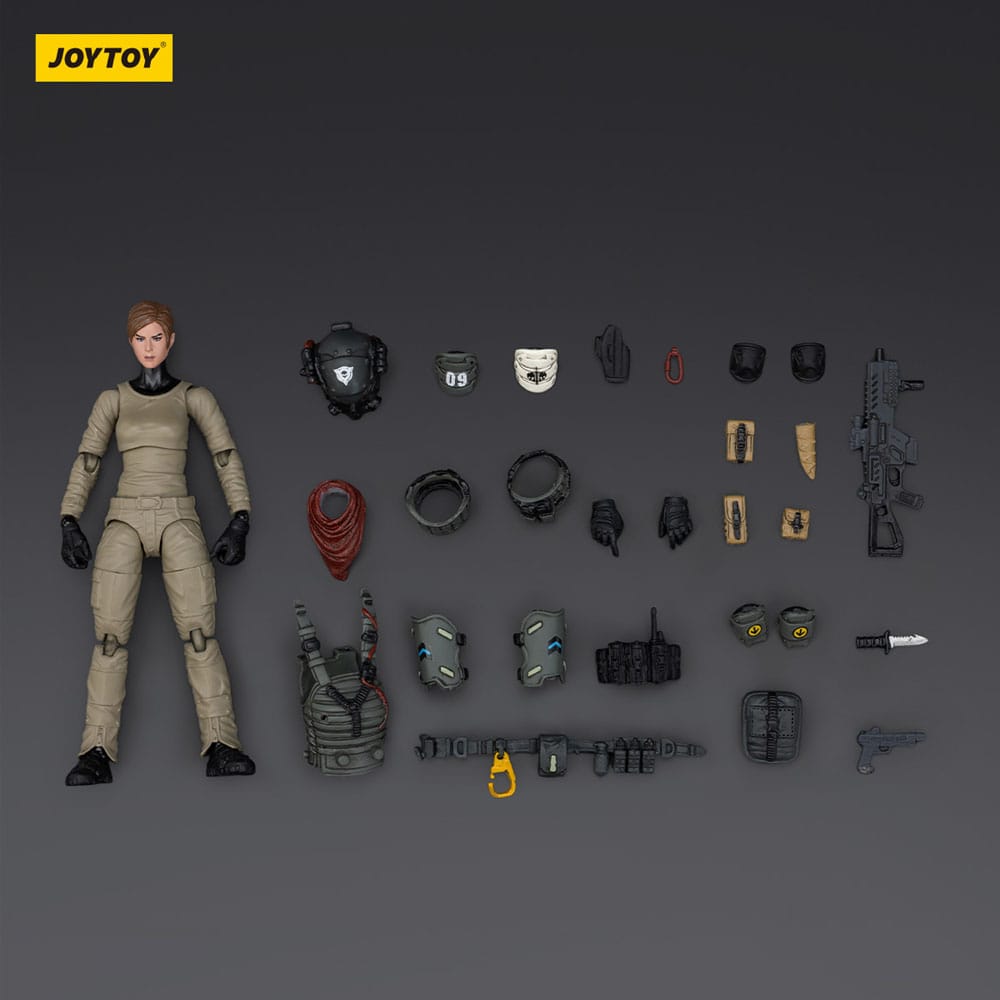 APOC Series Dark Source Actionfigur Stellar Scar Assault Team Gravelgold 11 cm