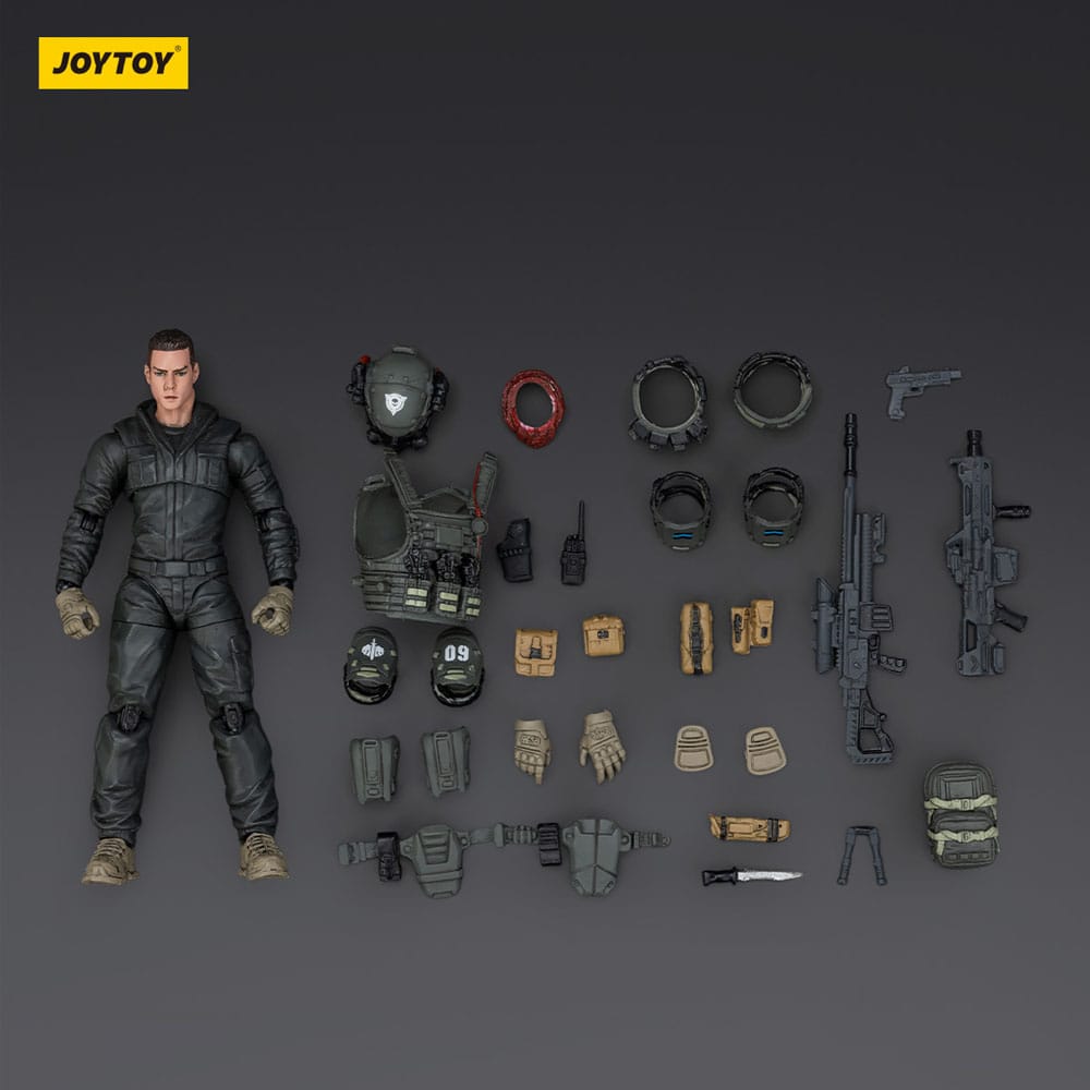 APOC Series Dark Source Actionfigur Stellar Scar Assault Team Darksilicon 11 cm
