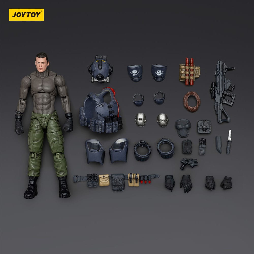 APOC Series Dark Source Actionfigur Stellar Scar Assault Team Ghostmanganese 11 cm