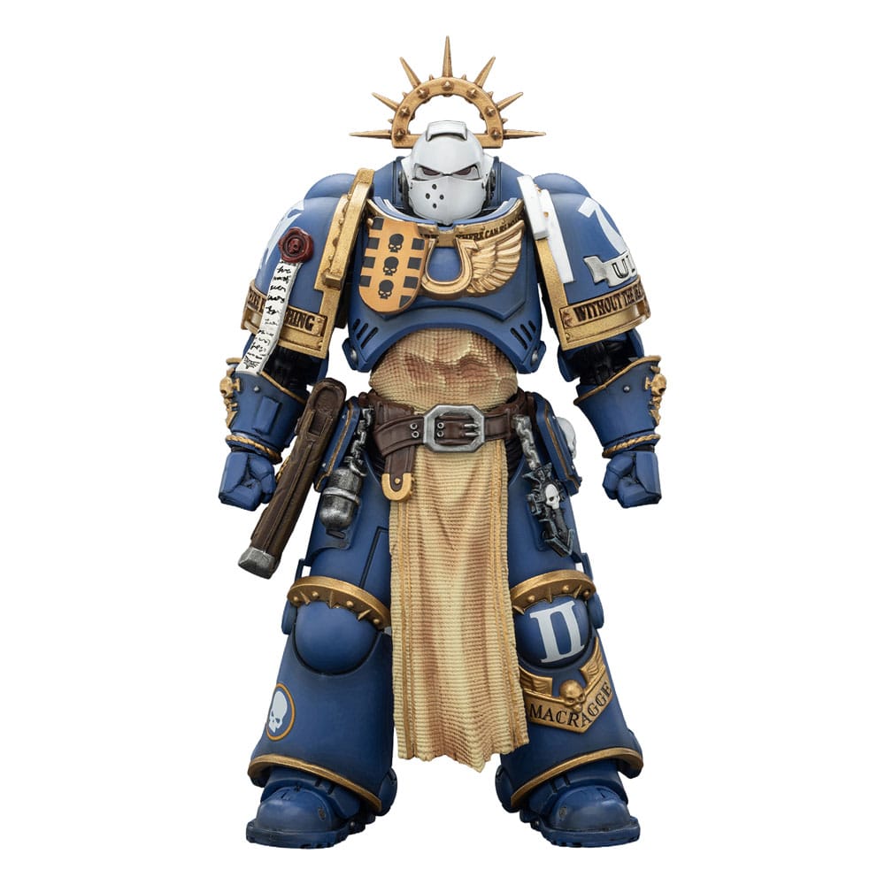 Warhammer 40,000 Actionfigur Ultramarines Levantus with Power Sword, Stormshield and Bolt Pistol 13 cm