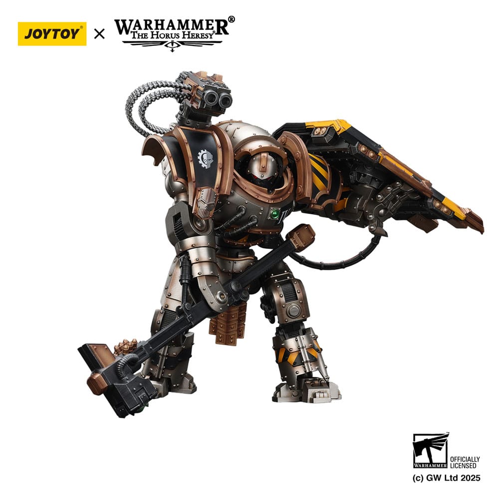 Warhammer The Horus Heresy Actionfigur Iron Warriors Iron Circle Domitar-Ferrum Class Battle-automata with Karceri Battle Shield 24 cm
