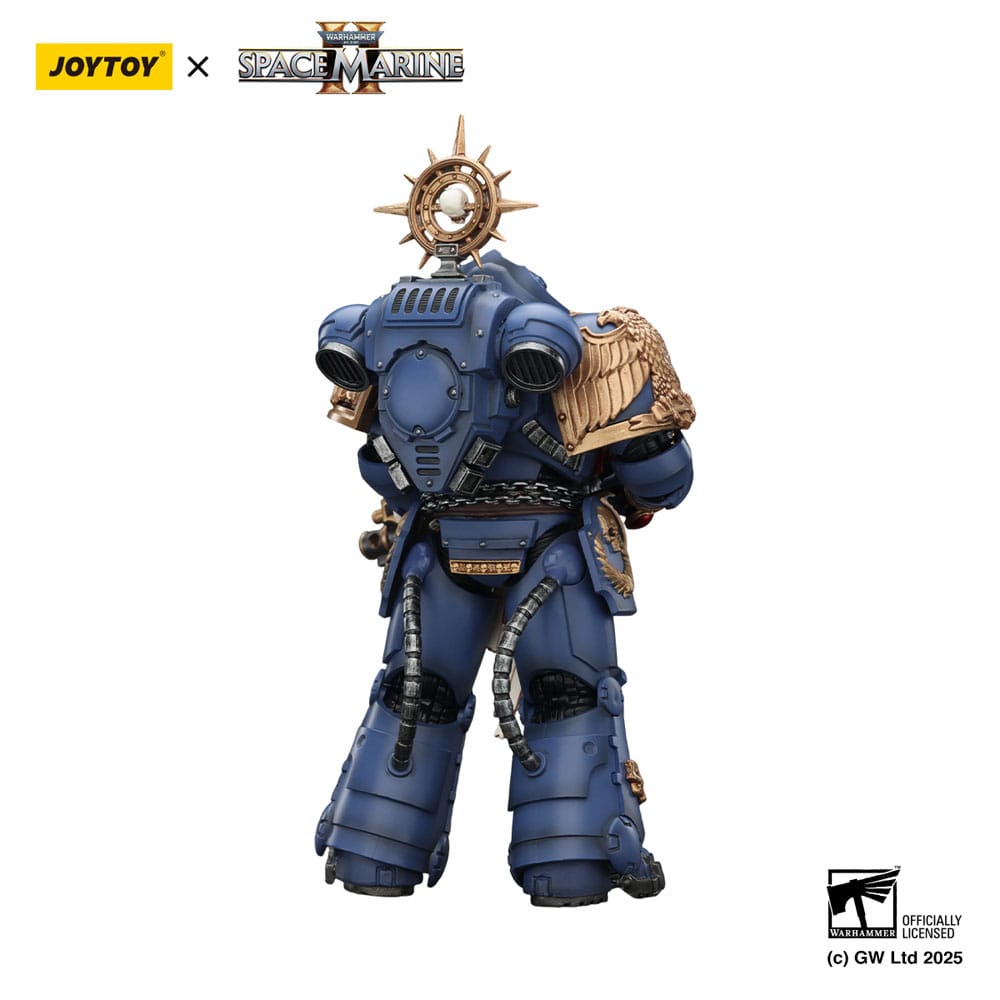 Warhammer 40,000: Space Marine 2 Actionfigur Ultramarines Heavy Relic Primus Armor with Heavy Relic Bolt Rifle 13 cm