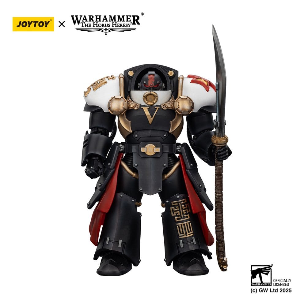 Warhammer The Horus Heresy Actionfigur White Scars Ebon Keshig Terminator 1 with Power Glaive 13 cm