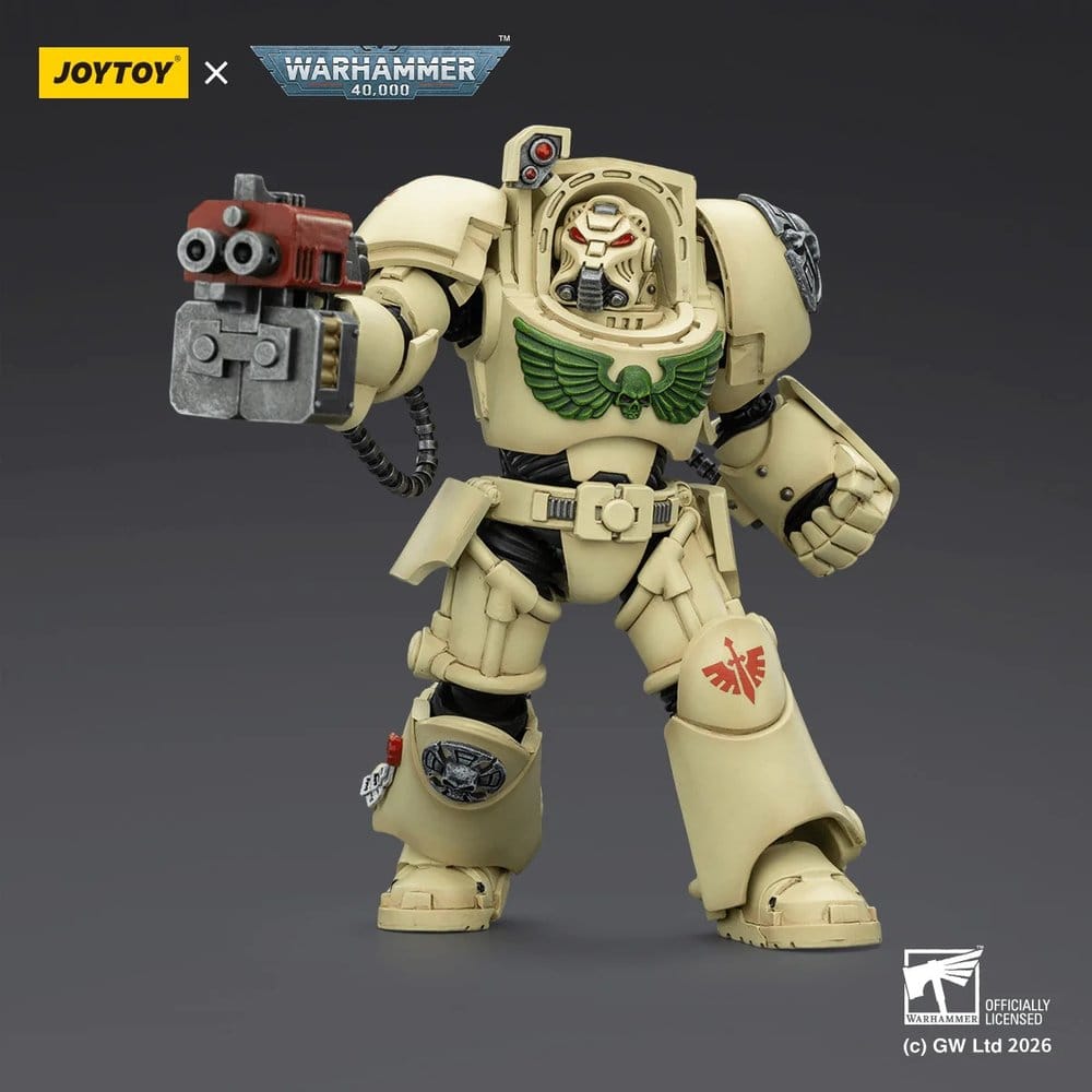 Warhammer 40,000 Actionfigur Dark Angels Deathwing Terminator 2 with Power Fist and Storm Bolter 14 cm