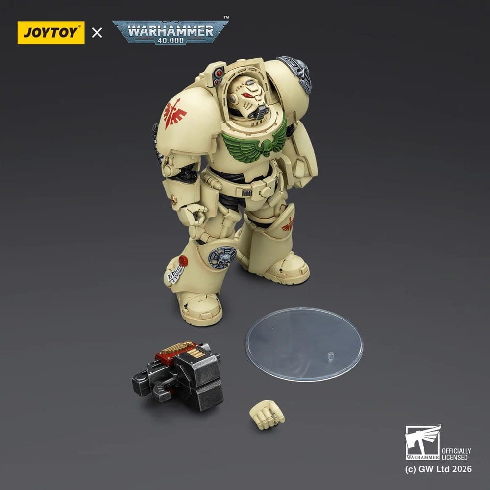 Warhammer 40,000 Actionfigur Dark Angels Deathwing Terminator 2 with Power Fist and Storm Bolter 14 cm