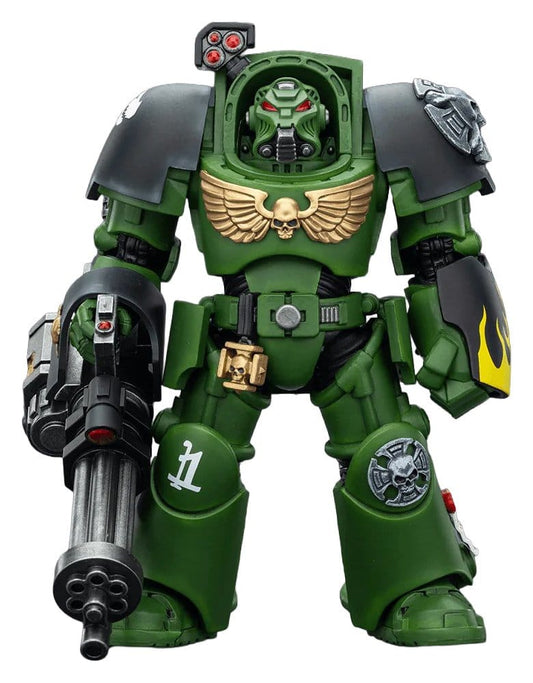 Warhammer 40,000 Actionfigur Salamanders Terminator 3 with Power Fist and Assault Cannon 14 cm