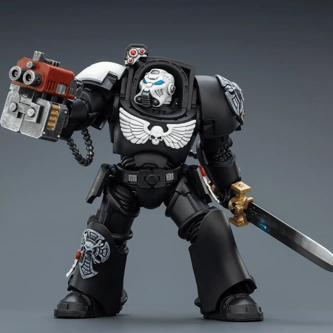 Warhammer 40,000 Actionfigur Raven Guard Terminator 1 with Power Sword and Storm Bolter 14 cm