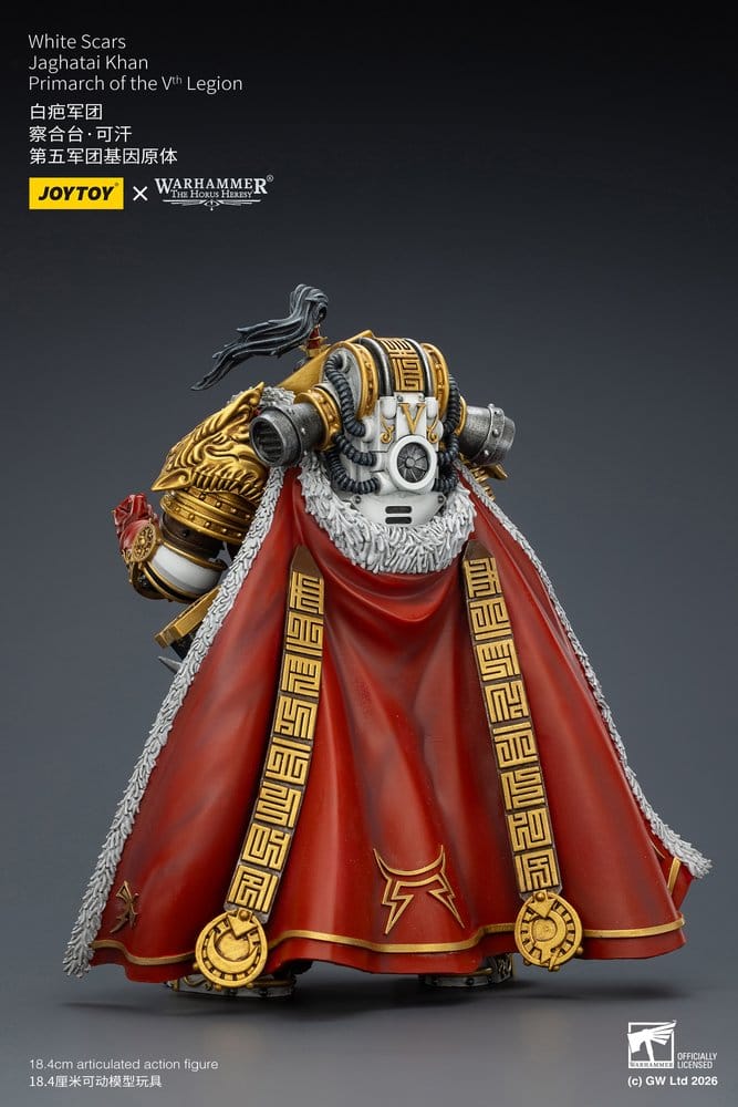 Warhammer The Horus Heresy Actionfigur White Scars Jaghatai Khan Primarch of the Vth Legion 19 cm